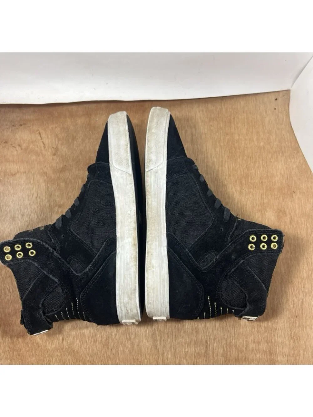 Supra Muska 001 Skateboard Shoes Mens Size US 7.5 Black